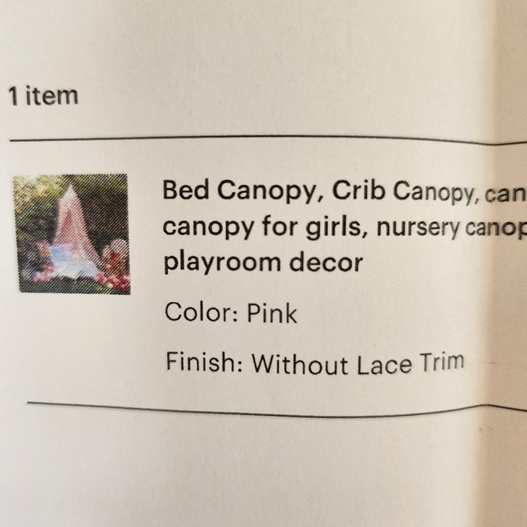 Crib Canopy - Picture 8 of 8